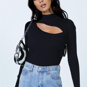 Long sleeve ribbed bodysuit (princess Polly)